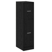 Armadio da Apoteca Rovere nero 30 x 41 x 118 cm 869002