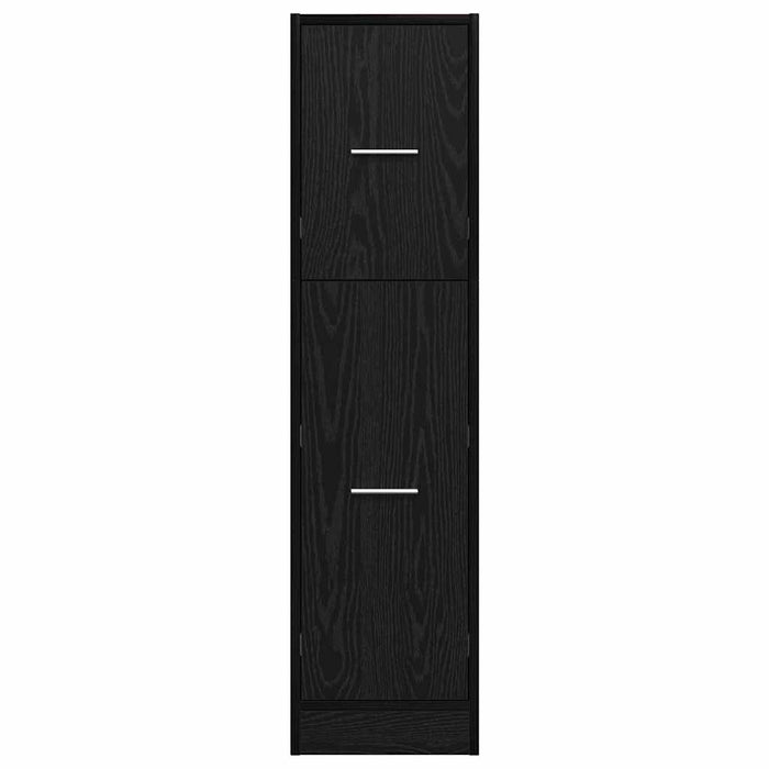 Armadio da Apoteca Rovere nero 30 x 41 x 118 cm 869002