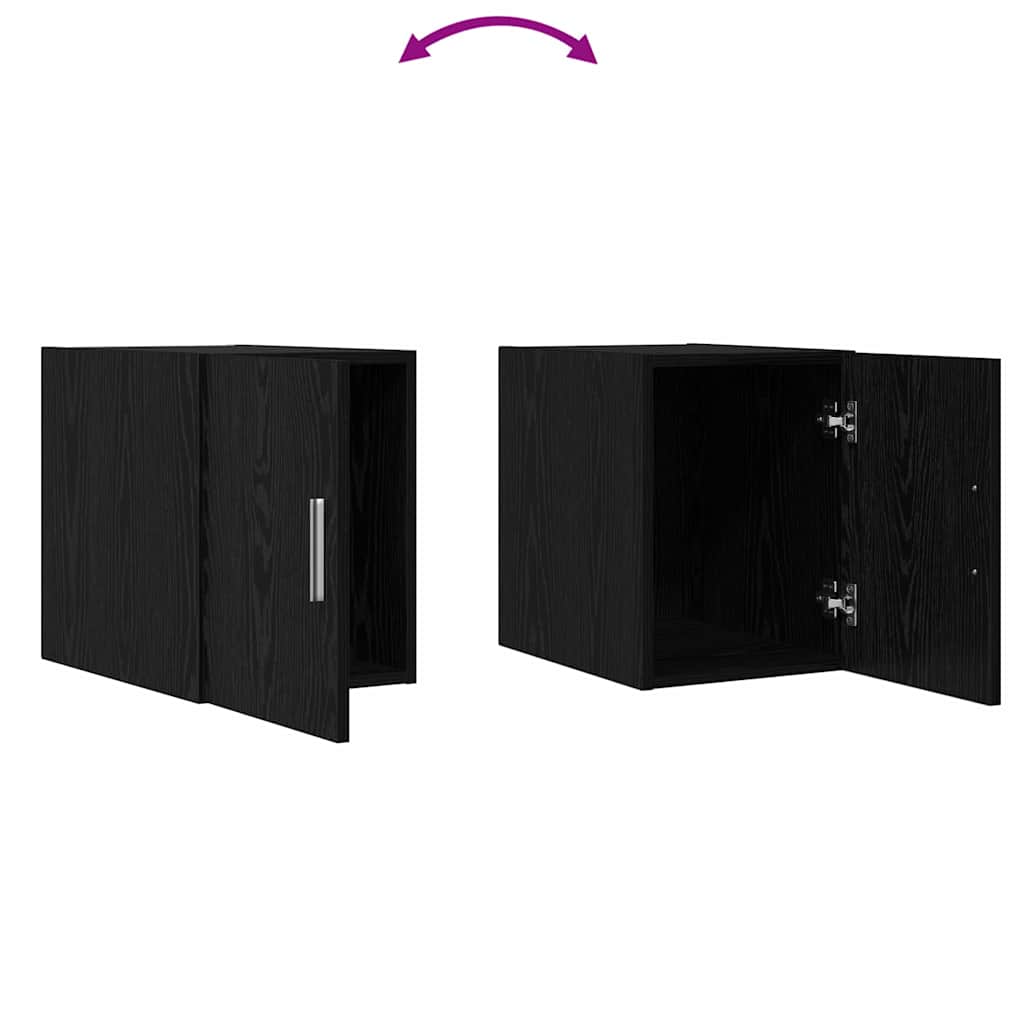 Armadietto a muro Rovere nero 30 x 42.5 x 40 cm 869149