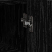 Credenza  Rovere Nero 45x35x75 cm Legno ingegnerizzato 869176
