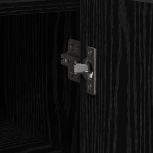 Credenza  Rovere Nero 45x35x75 cm Legno ingegnerizzato 869176