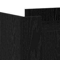 Credenza  Rovere Nero 45x35x75 cm Legno ingegnerizzato 869176