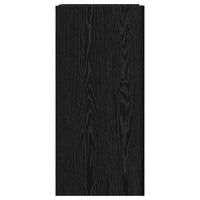 Credenza  Rovere Nero 45x35x75 cm Legno ingegnerizzato 869176