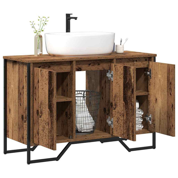 Mobiletto per Lavabo-Armadietto da bagno Altro Legno vecchio 91 x 35 x 60 cm