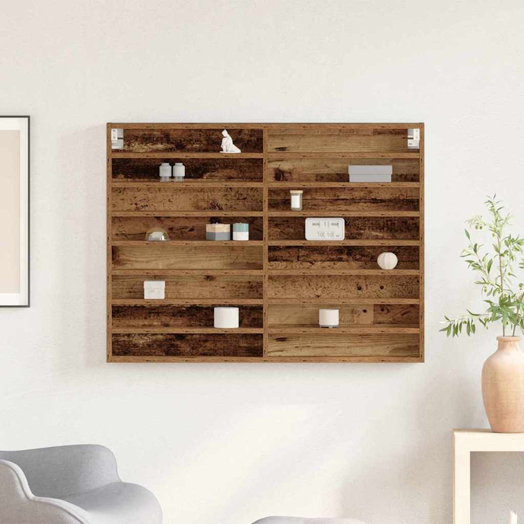 Vetrina con lo scaffale Altro Legno vecchio 100 x 8.5 x 75 cm 869186