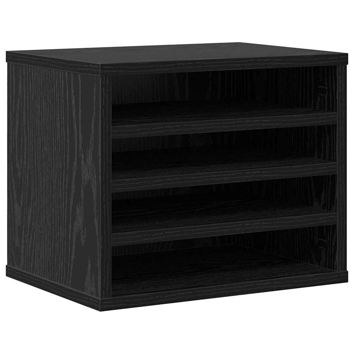 Organizzatore da scrivania Rovere Nero 36 x 26 x 29.5 cm 869203