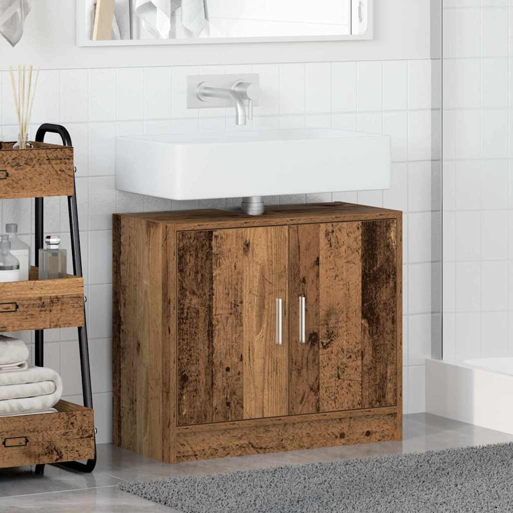 Mobile per Lavabo  Legno Invecchiato 63x29x55 cm Legno Ingegnerizzato 869206