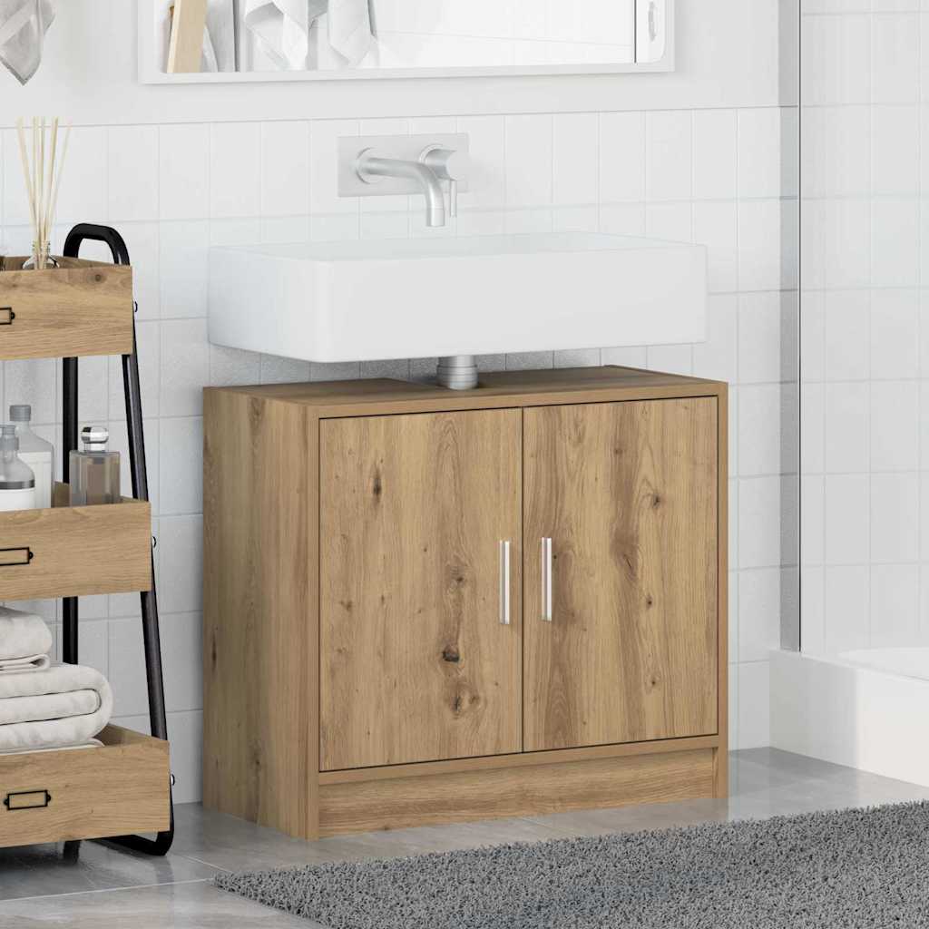 Mobile lavabo  Rovere artigianale 63x29x55 cm Legno ingegnerizzato 869207