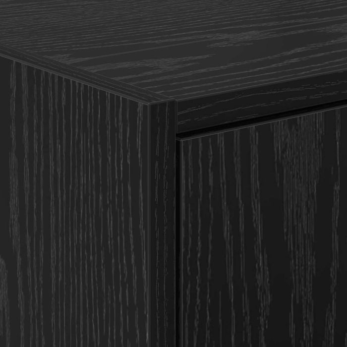 Mobile Lavabo Rovere Nero 63x29x55 cm Legno Ingegnerizzato 869208