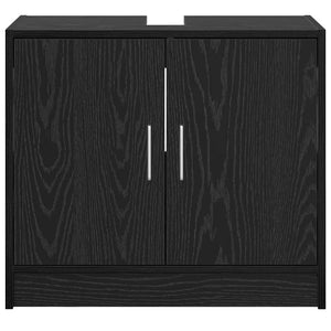 Mobile Lavabo Rovere Nero 63x29x55 cm Legno Ingegnerizzato 869208