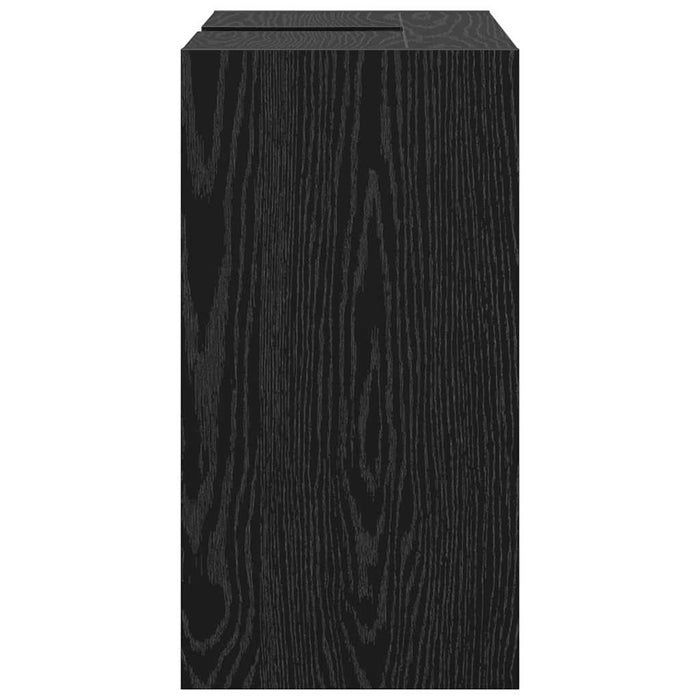 Mobile Lavabo Rovere Nero 63x29x55 cm Legno Ingegnerizzato 869208