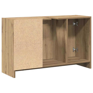 Mobile per Lavabo  Rovere Artigianale 90x29x55 cm Legno Ingegnerizzato 869210