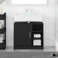 Mobile Lavabo Rovere Nero 63 x 29 x 55 cm Legno multistrato 869214