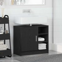 Mobile Lavabo Rovere Nero 63 x 29 x 55 cm Legno multistrato 869214