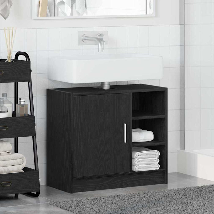 Mobile Lavabo Rovere Nero 63 x 29 x 55 cm Legno multistrato 869214