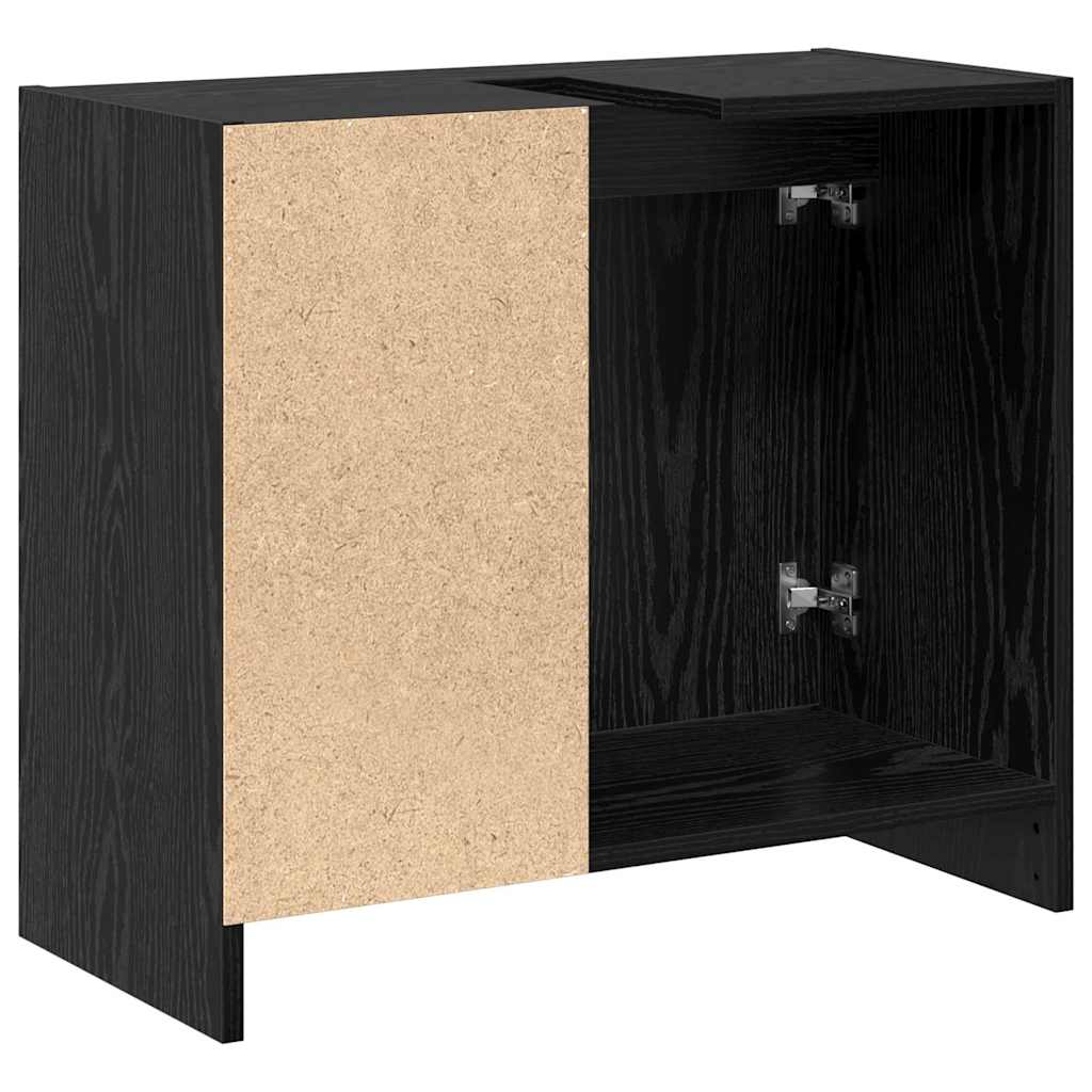 Mobile Lavabo Rovere Nero 63 x 29 x 55 cm Legno multistrato 869214