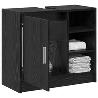Mobile Lavabo Rovere Nero 63 x 29 x 55 cm Legno multistrato 869214
