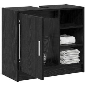 Mobile Lavabo Rovere Nero 63 x 29 x 55 cm Legno multistrato 869214