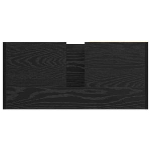Mobile Lavabo Rovere Nero 63 x 29 x 55 cm Legno multistrato 869214