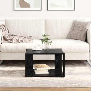 Tavolino da salotto Rovere nero 51.5 x 51.5 x 30 cm 869217