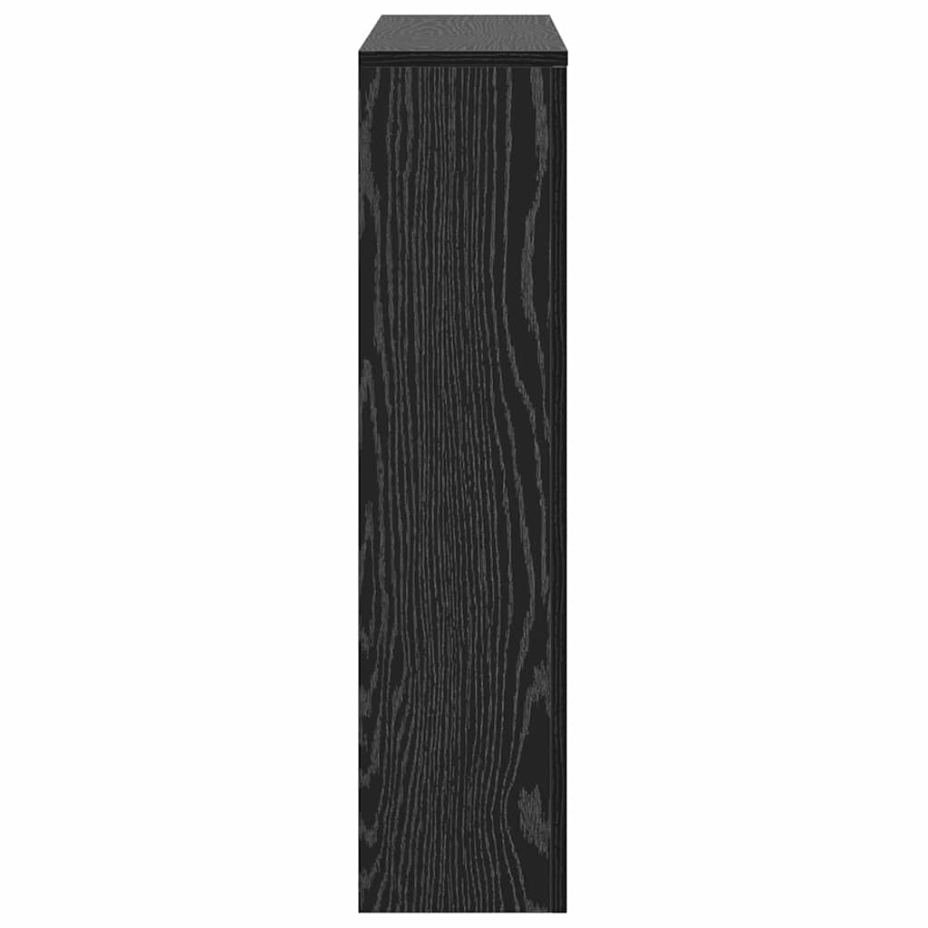 Copertura per radiatori Rovere Nero 104 x 20 x 82 cm 869219