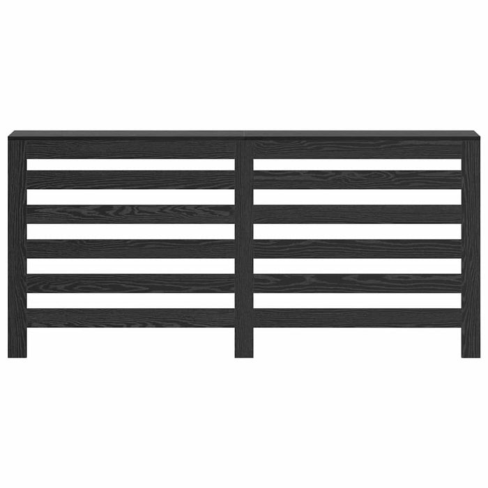 Copertura per radiatori Rovere Nero 175 x 20 x 82 cm 869221