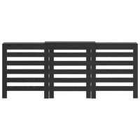 Copertura per radiatori Rovere Nero 205 x 21.5 x 83.5 cm 869222
