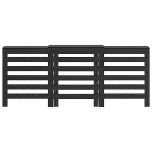 Copertura per radiatori Rovere Nero 205 x 21.5 x 83.5 cm 869222