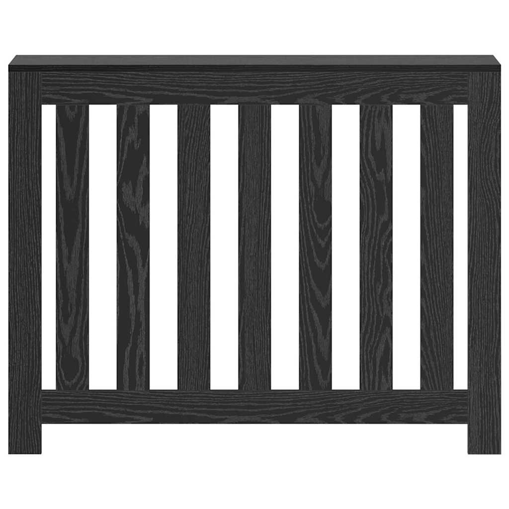 Copertura per radiatori Rovere Nero 104 x 20 x 82 cm 869224