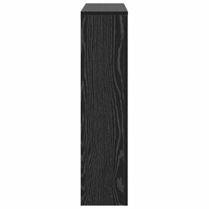 Copertura per radiatori Rovere Nero 104 x 20 x 82 cm 869224