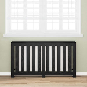 Copertura per radiatori Rovere Nero 149 x 20 x 82 cm 869225