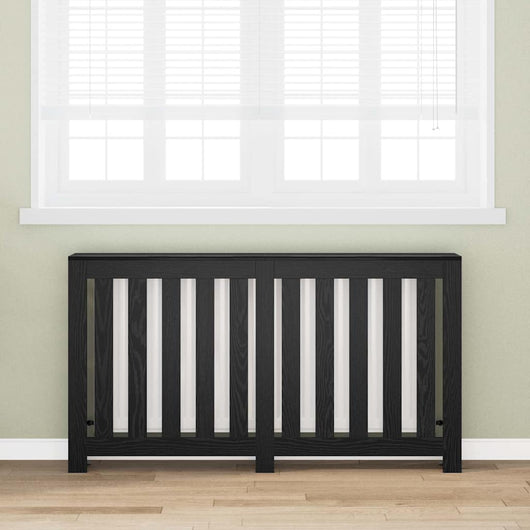 Copertura per radiatori Rovere Nero 149 x 20 x 82 cm 869225