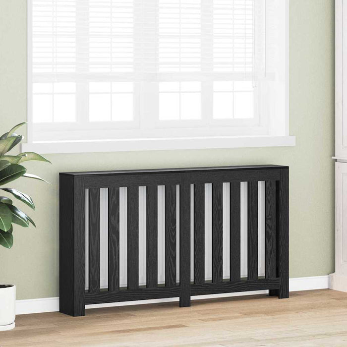 Copertura per radiatori Rovere Nero 149 x 20 x 82 cm 869225