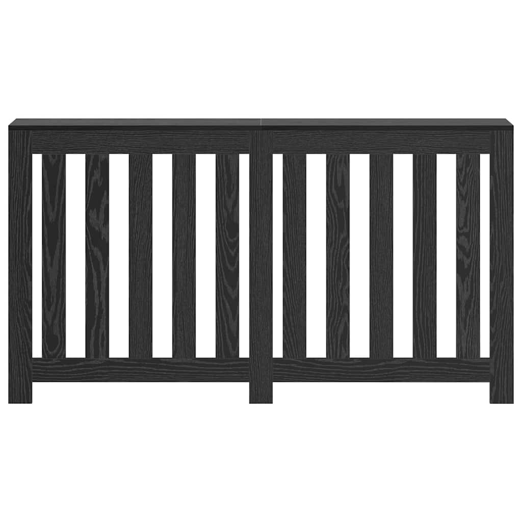 Copertura per radiatori Rovere Nero 149 x 20 x 82 cm 869225