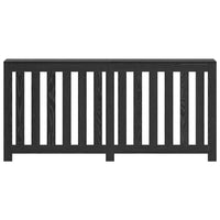 Copertura per radiatori Rovere Nero 175 x 20 x 82 cm 869226