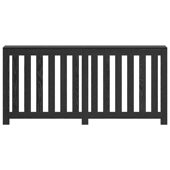 Copertura per radiatori Rovere Nero 175 x 20 x 82 cm 869226