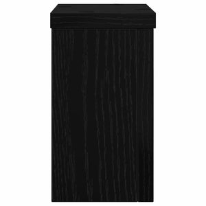 Supporto per piante 2 pcs Rovere nero 10 x 10 x 18 cm 869228