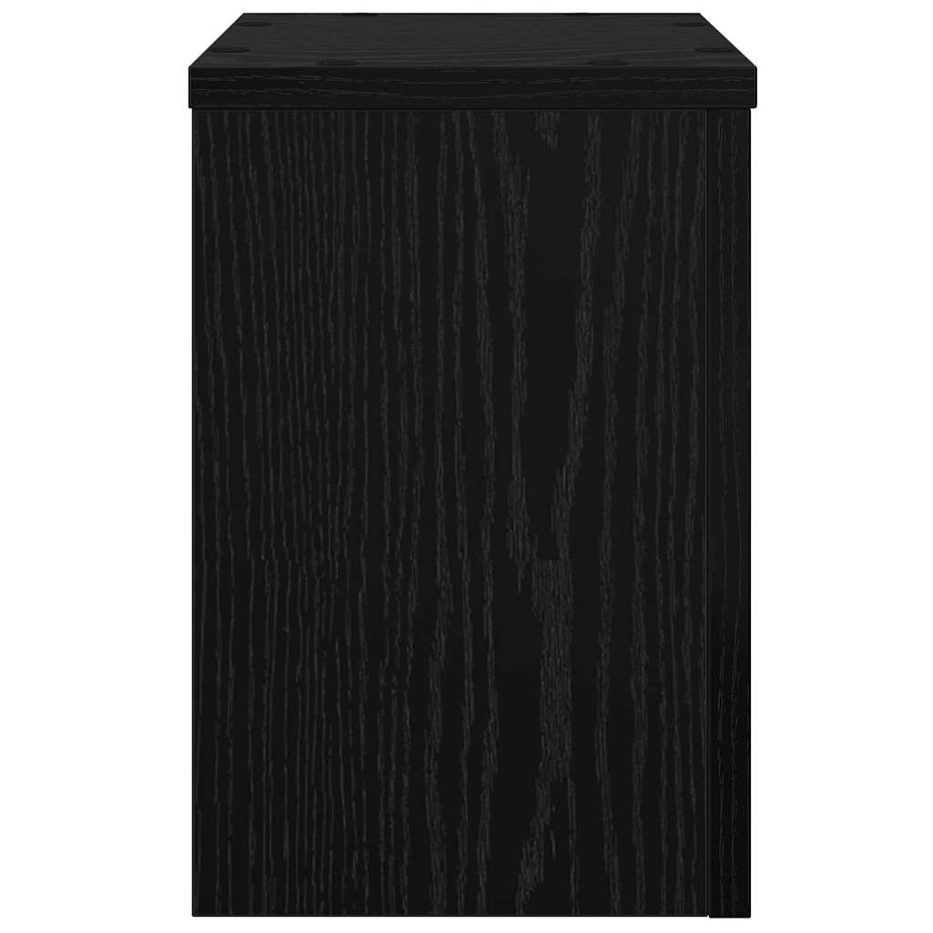 Supporto per piante 2 pcs Rovere nero 20 x 20 x 30 cm 869229