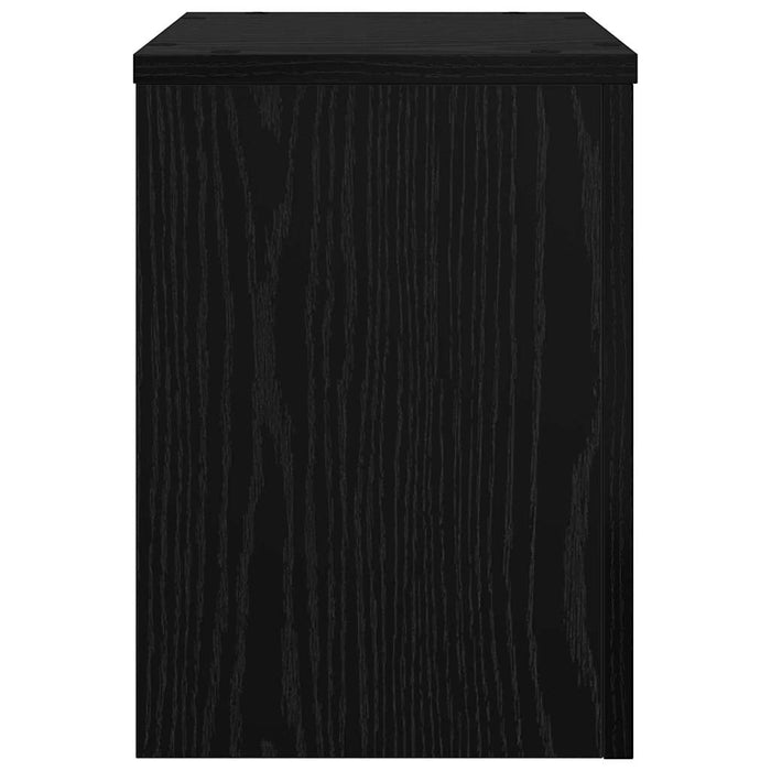 Supporto per piante 2 pcs Rovere nero 25 x 25 x 35 cm 869230