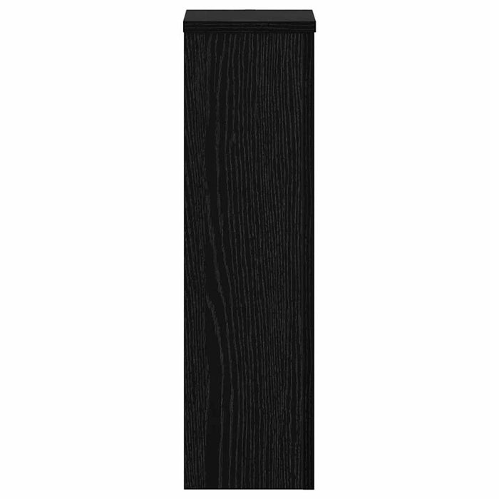 Supporto per piante 2 pcs Rovere nero 17 x 17 x 60 cm 869233