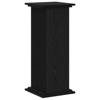 Supporto per piante Rovere nero 33 x 33 x 80 cm 869237