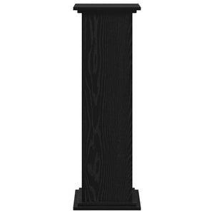 Supporto per piante Rovere nero 33 x 33 x 100 cm 869238