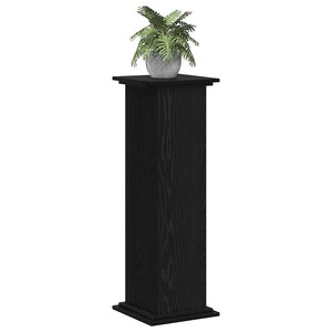 Supporto per piante Rovere nero 33 x 33 x 100 cm 869238