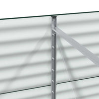 Letto rialzato da giardino Verde 400 x 80 x 81 cm Acciaio 42008122