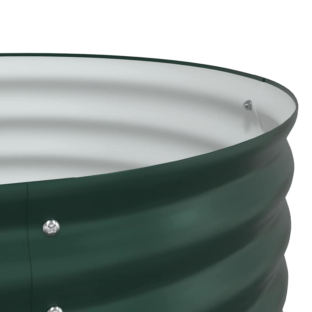 Letto rialzato da giardino Verde 400 x 80 x 81 cm Acciaio 42008122