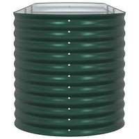 Letto rialzato da giardino Verde 320 x 80 x 81 cm Acciaio 42008123