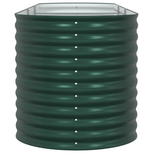 Letto rialzato da giardino Verde 320 x 80 x 81 cm Acciaio 42008123