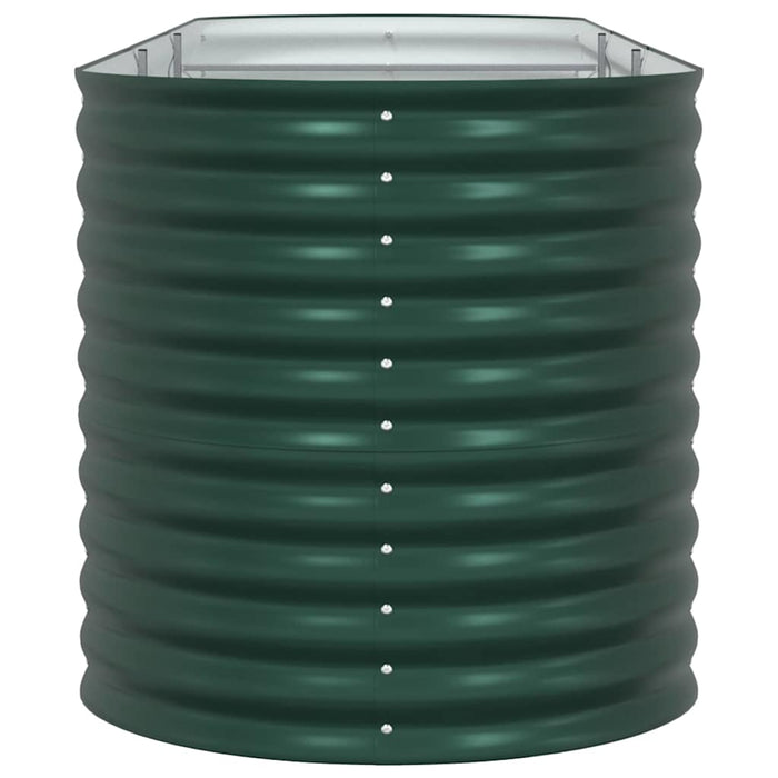 Letto rialzato da giardino Verde 320 x 80 x 81 cm Acciaio 42008123