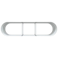 Letto rialzato da giardino Verde 320 x 80 x 81 cm Acciaio 42008123