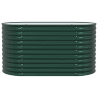 Letto rialzato da giardino Verde 160 x 80 x 81 cm Acciaio 42008125